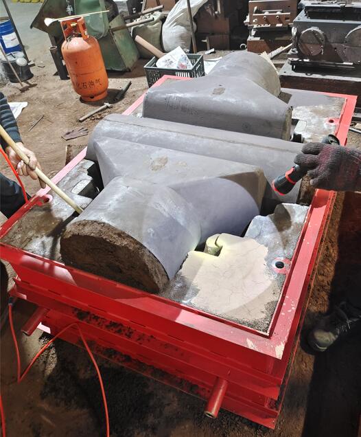 Bagian besar dengan casting pasir aluminium